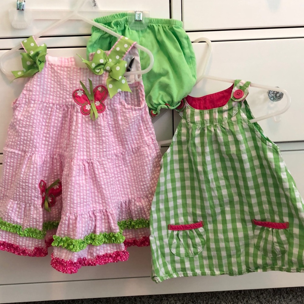 Rare Editions/Carters Bundle of 2 Dresses